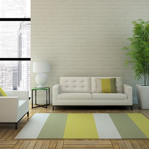 Stripped area rug | All Floors & More