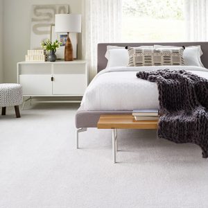 White carpet in bedroom | All Floors & More
